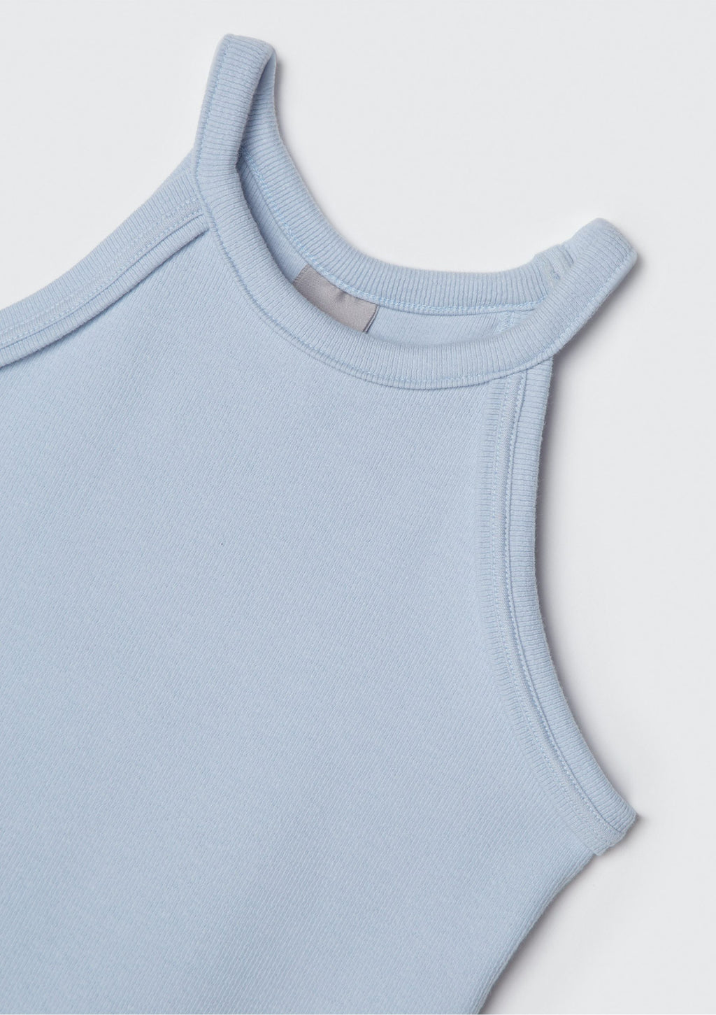 Regata Cropped Canelada Azul Hering Infantil - Feminina