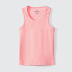 Camiseta Regata Básica Canelada Rosa Hering Infantil - Feminina