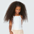 Blusinha Regata com Alça de Miçanga Off White Hering Infantil - Feminina