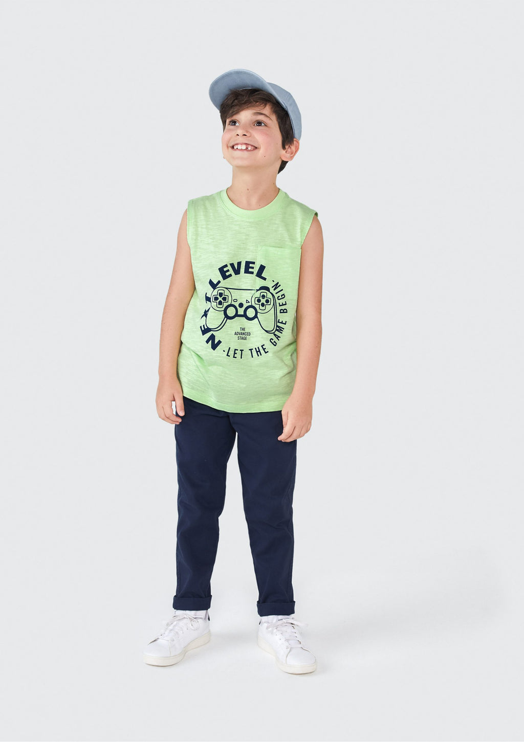 Camiseta Regata Verde Next Level Hering - Masculina