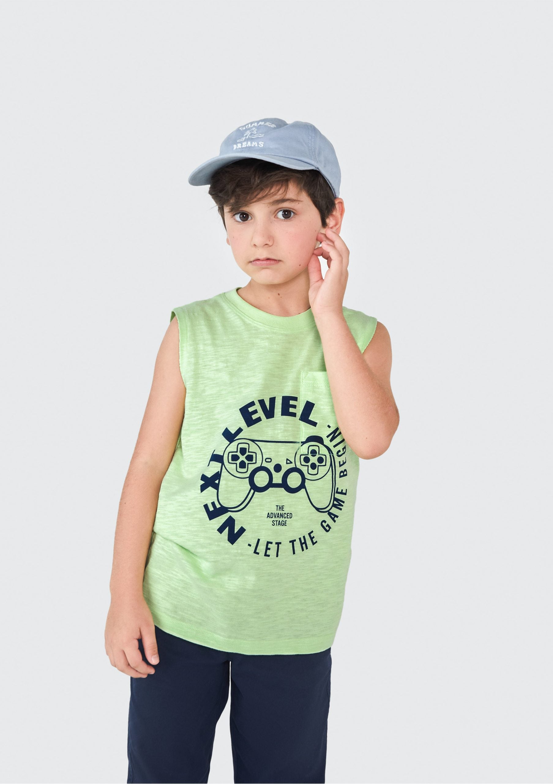 Camiseta Regata Verde Next Level Hering - Masculina