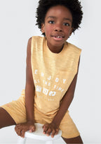 Camiseta Regata Amarela Enjoy All The Time Hering - Masculina