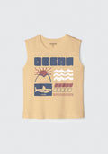 Camiseta Regata Amerela Ocean Hering Infantil - Masculina