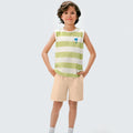 Regata Masculina Hering Infantil Listrada Masculina - Verde