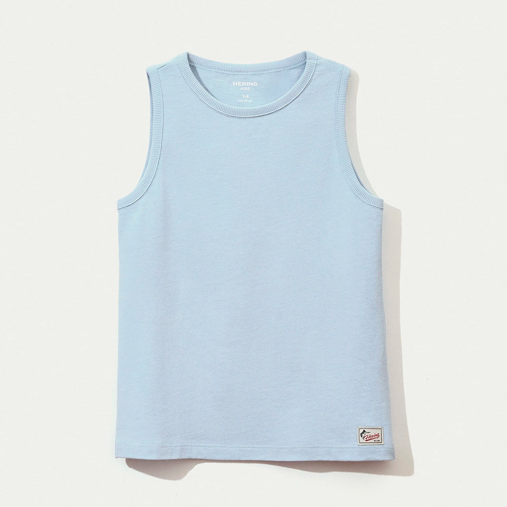 Regata Básica Hering Infantil Com linho Masculina - Azul