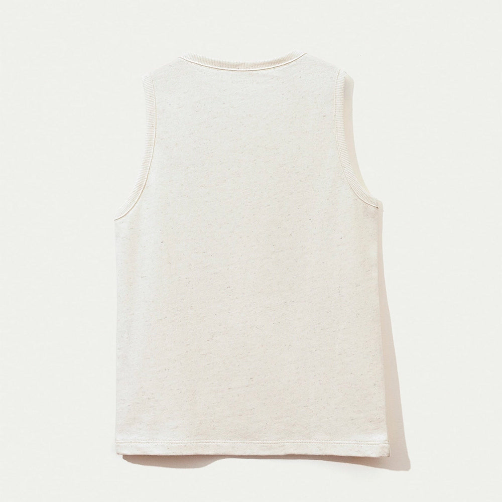 Regata Básica Hering Infantil Com Linho Masculina - Creme