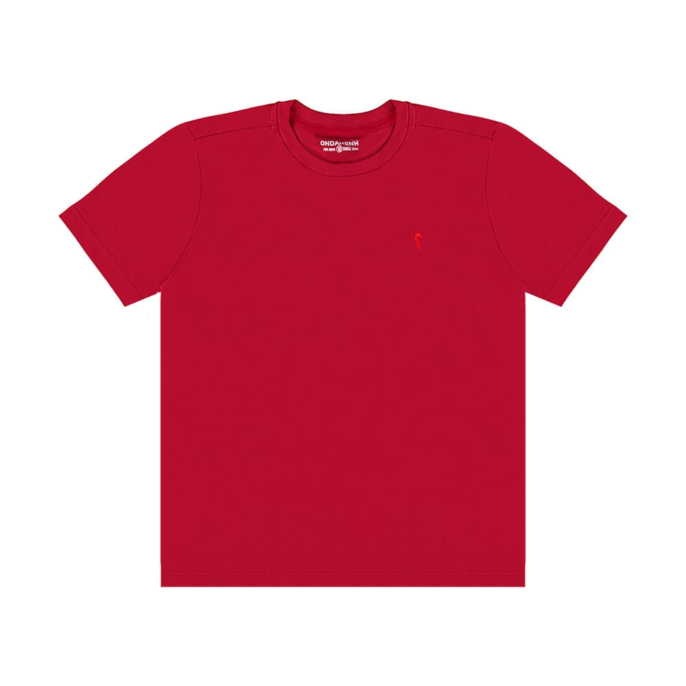 Camiseta Manga Curta Meia Malha Onda Marinha - Masculina