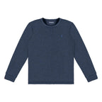 Camiseta Manga Longa Suedine Onda Marinha - Masculina