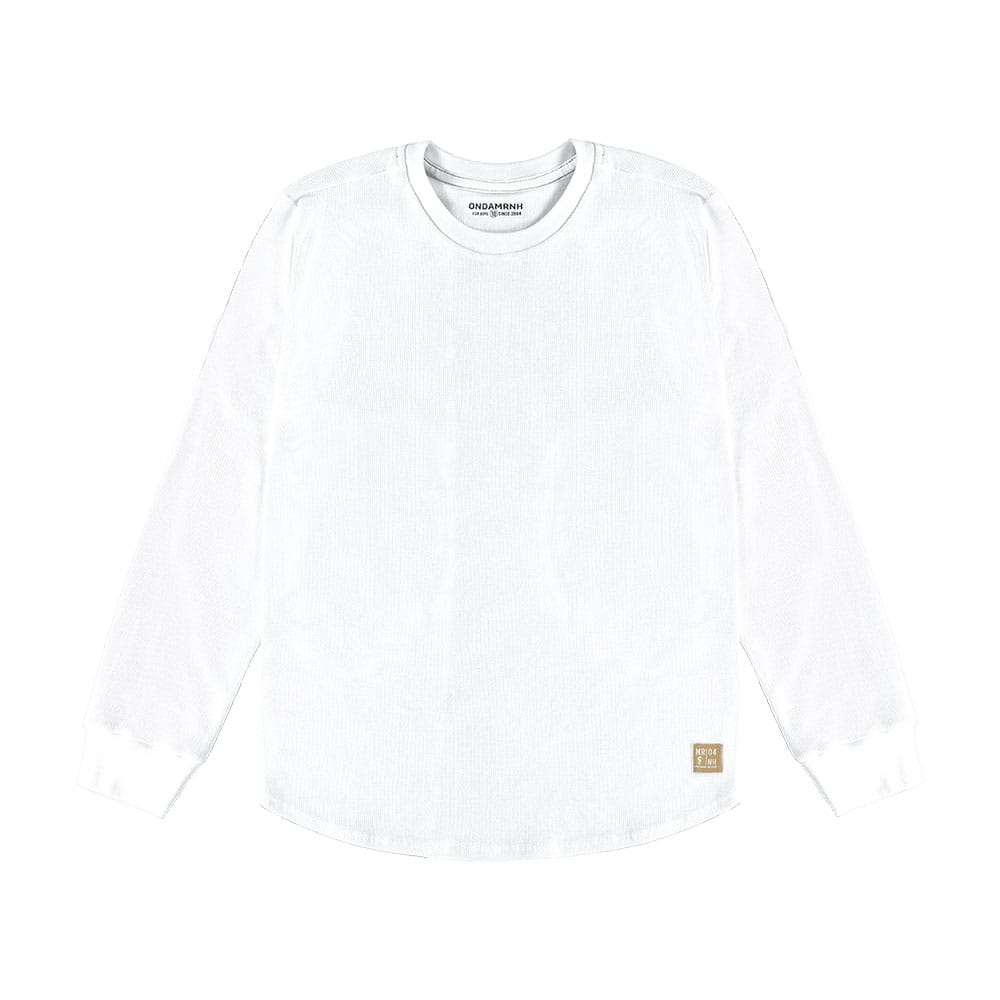 Camiseta Manga Longa Malha Quadrile Onda Marinha - Masculina