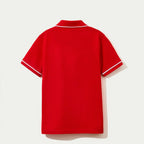 Camisa Polo Hering Kids Com Bordado - Vemelha