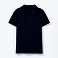 Camisa Polo Manga Curta Hering Infantil Em Piquet Masculino - Azul Marinho