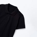 Camisa Polo Manga Curta Preta Piquet Hering Infantil - Masculina