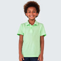 Camisa Polo Básica Verde Claro Hering Infantil - Masculina