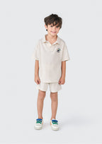 Camiseta Polo Oversized Manga Curta Coqueiro Hering Infantil - Masculina