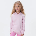 Blusão Moletom Básico com Capuz Rosa Hering Infantil - Feminino