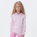 Blusão Moletom Básico com Capuz Rosa Hering Infantil - Feminino