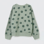 Blusão Moletom Estampado Maçã Verde Hering Infantil - Feminino