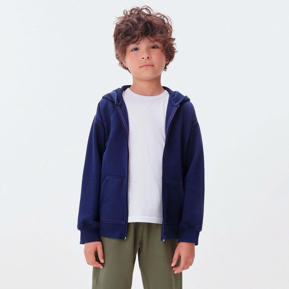 Jaqueta Moletom Básica com Capuz Hering - Unissex