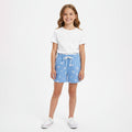 Shorts Estampado Hering Infantil Feminino - Azul