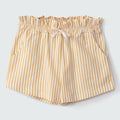 Shorts Clochard Estampado Listrado Hering Infantil - Feminino