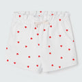 Shorts Estampado Malha Morango Hering Infantil - Feminino