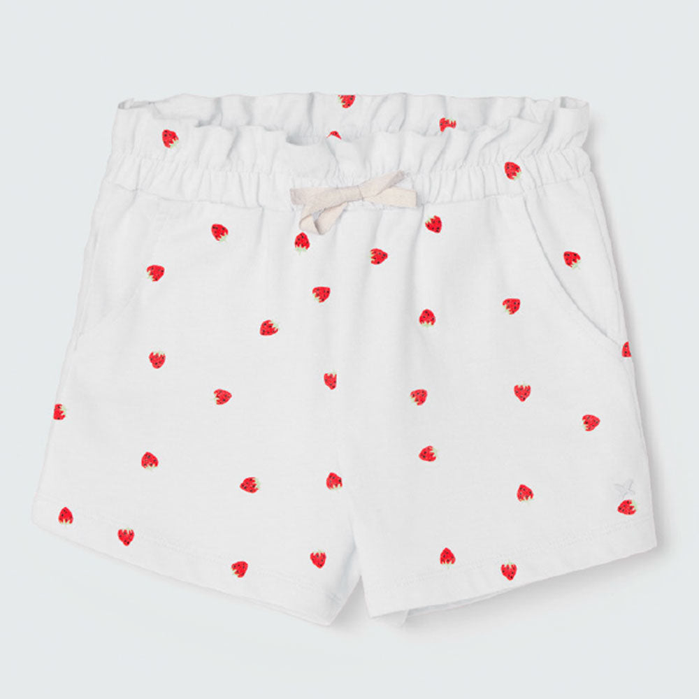 Shorts Estampado Malha Morango Hering - Feminino