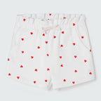 Shorts Estampado Malha Morango Hering - Feminino