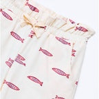 Shorts Clochard Estampado Hering Kids Feminino – Creme