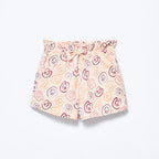 Shorts Clochard Estampado Hering Kids Feminino – Bege