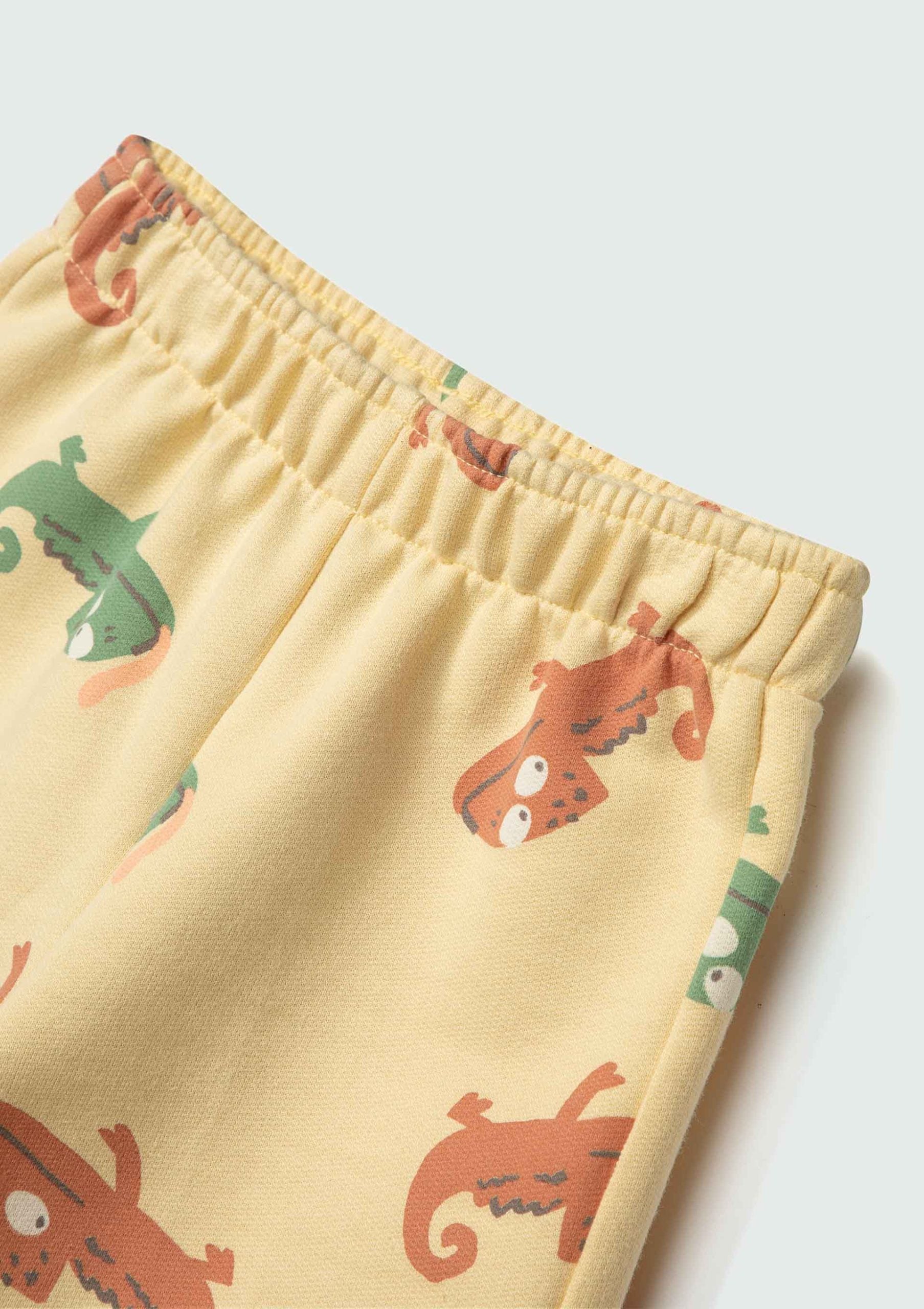 Shorts Moletom Estampado Camaleão Hering Infantil - Masculino