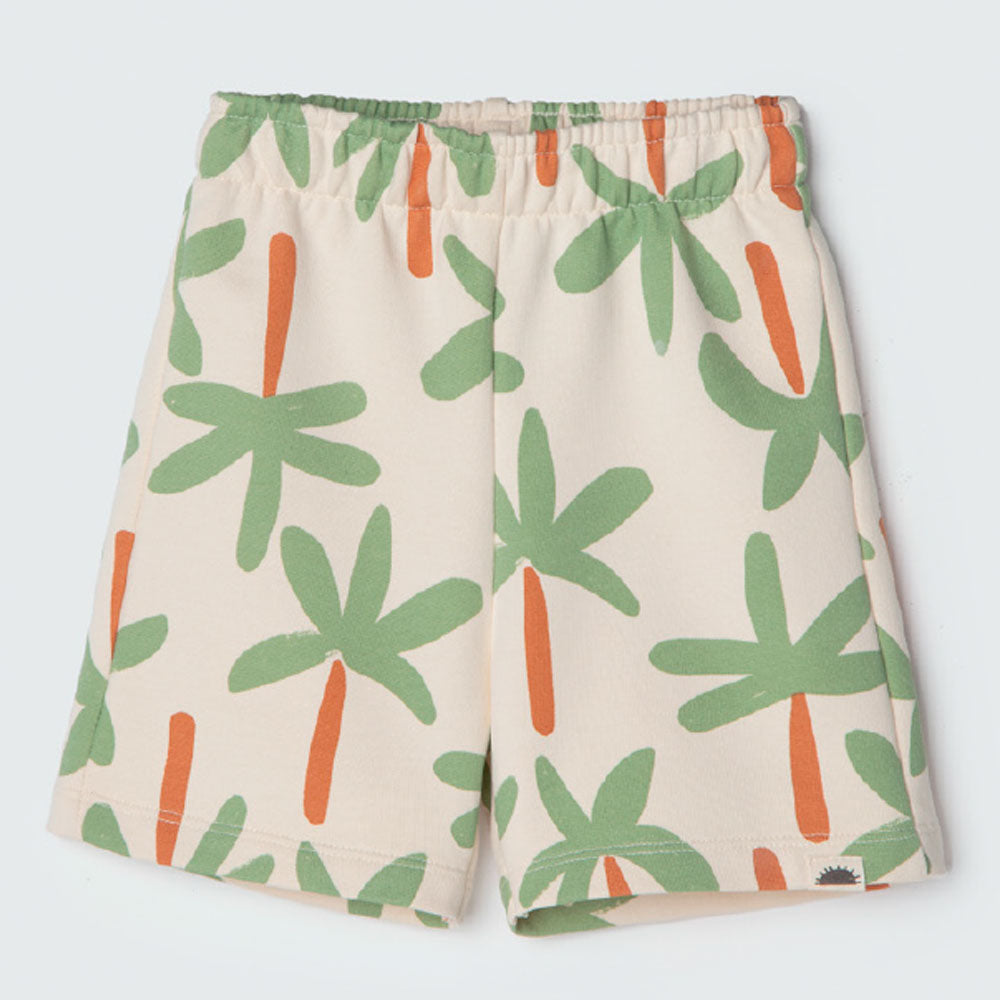 Shorts Estampado Moletom Palmeira Hering Infantil - Masculino