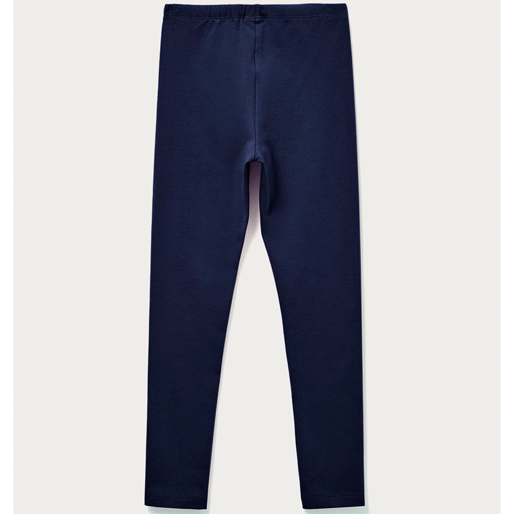 Calça Legging Hering Kids Feminina - Azul Marinho