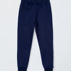 Calça Em Moletom Peluciado Hering Kids Com Bolso Masculina - Azul