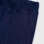 Calça Em Moletom Peluciado Hering Kids Com Bolso Masculina - Azul