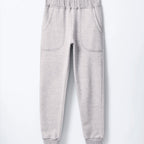 Calça Em Moletom Peluciado Hering Kids Com Bolso Masculina - Cinza