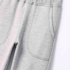Calça Em Moletom Peluciado Hering Kids Com Bolso Masculina - Cinza
