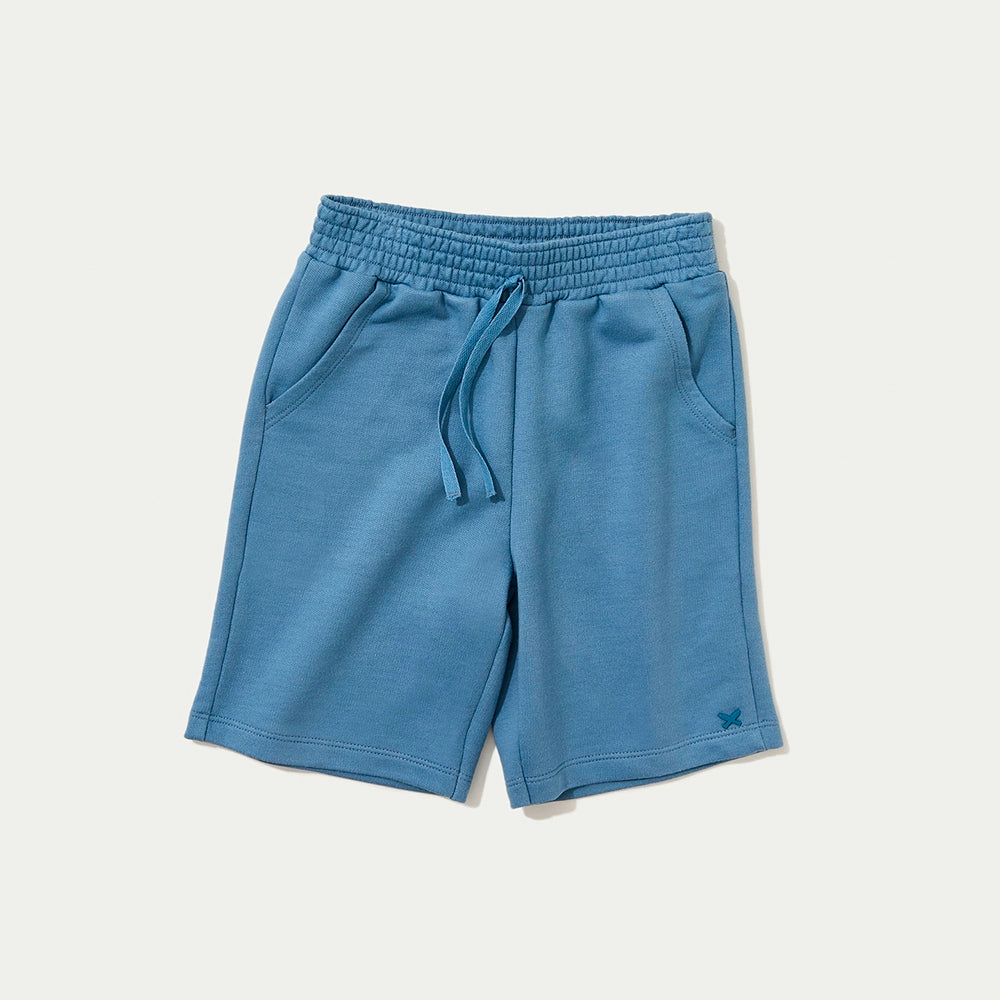 Bermuda Em Moletom Hering Básica Masculina - Azul
