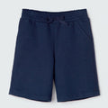 Bermuda em Moletom Básica Azul Marinho Hering Infantil - Masculino