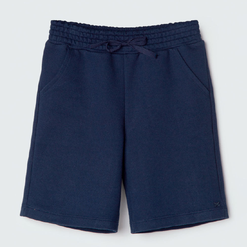 Bermuda em Moletom Básica Azul Marinho Hering - Masculino