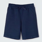 Bermuda em Moletom Básica Azul Marinho Hering - Masculino