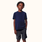 Bermuda Em Moletom Hering Infantil Básica Masculina - Cinza