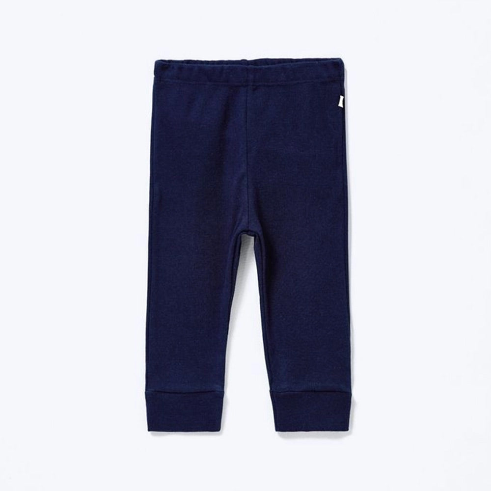 Calça Em Ribana Hering Bebê Unissex - Azul