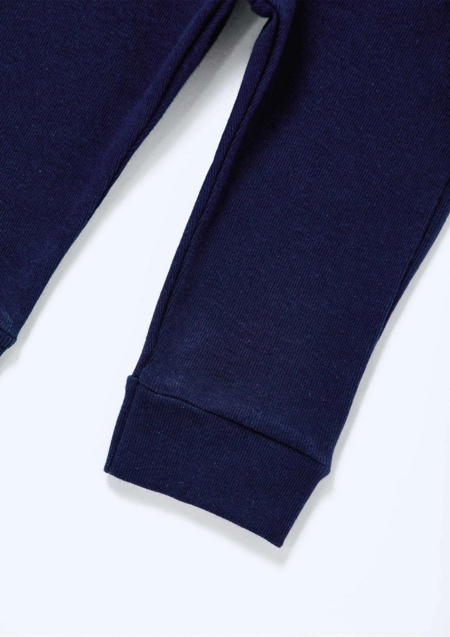 Calça Em Ribana Hering Unissex - Azul