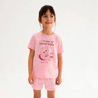 Shorts Clochard Hering Moletom Feminino - Rosa