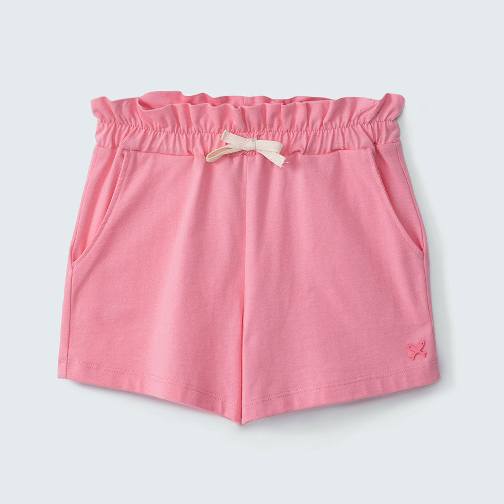 Shorts Clochard Rosa Liso Hering - Feminino