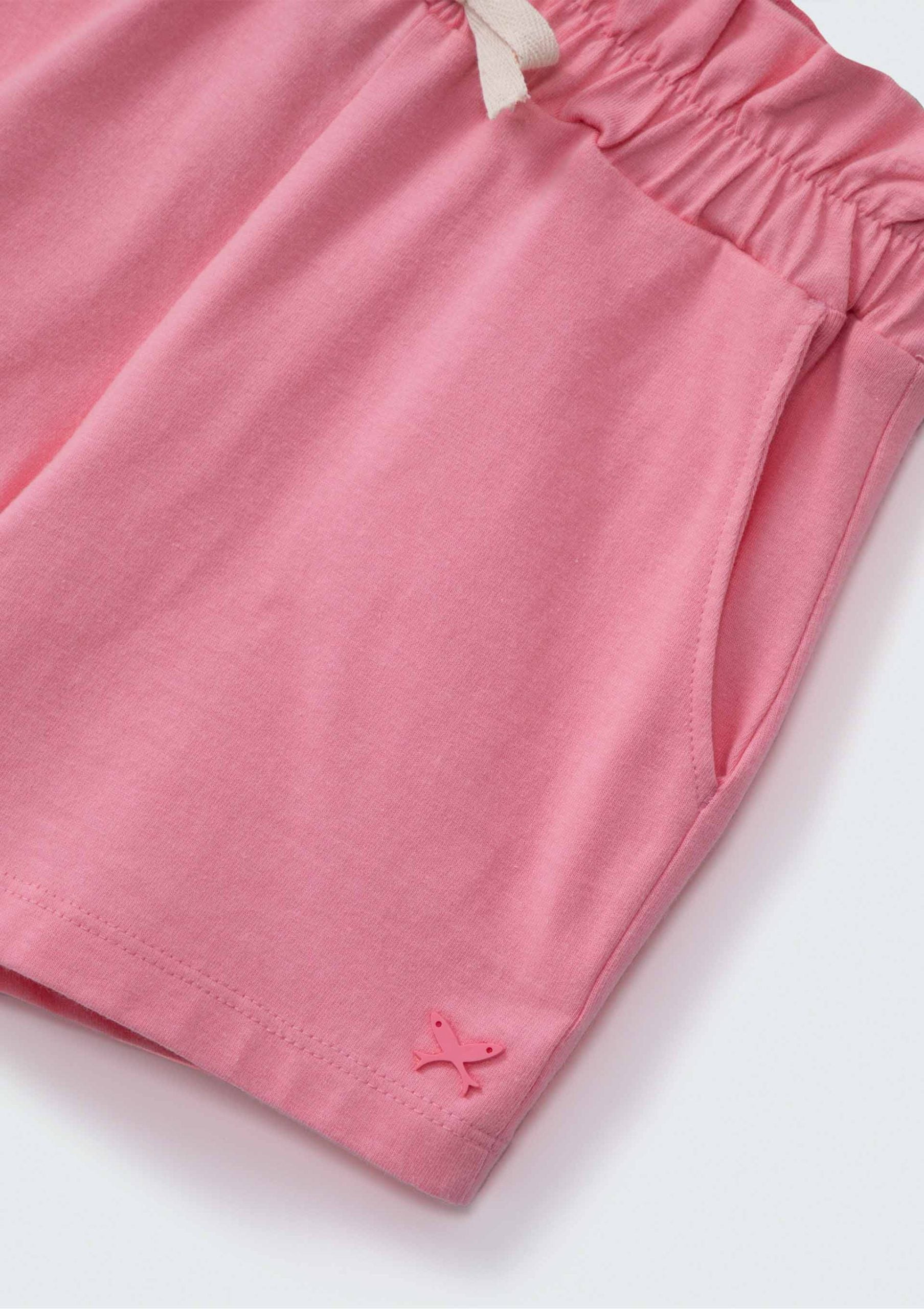 Shorts Clochard Rosa Liso Hering - Feminino
