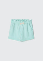 Shorts Clochard Verde Água Liso Hering - Feminino