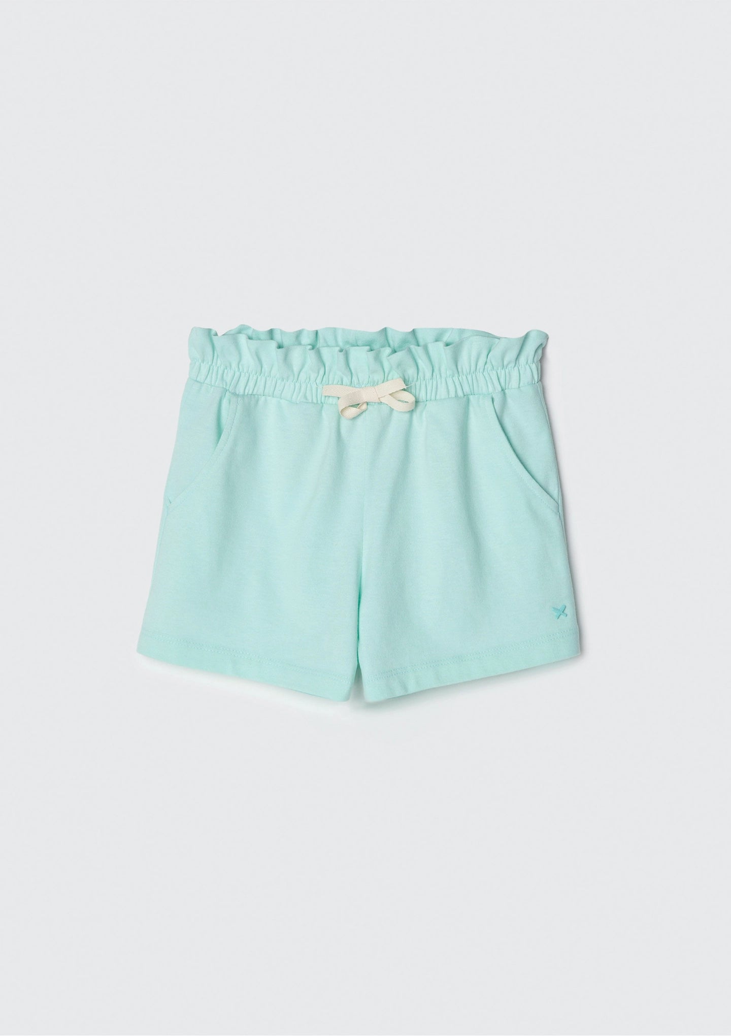 Shorts Clochard Verde Água Liso Hering - Feminino