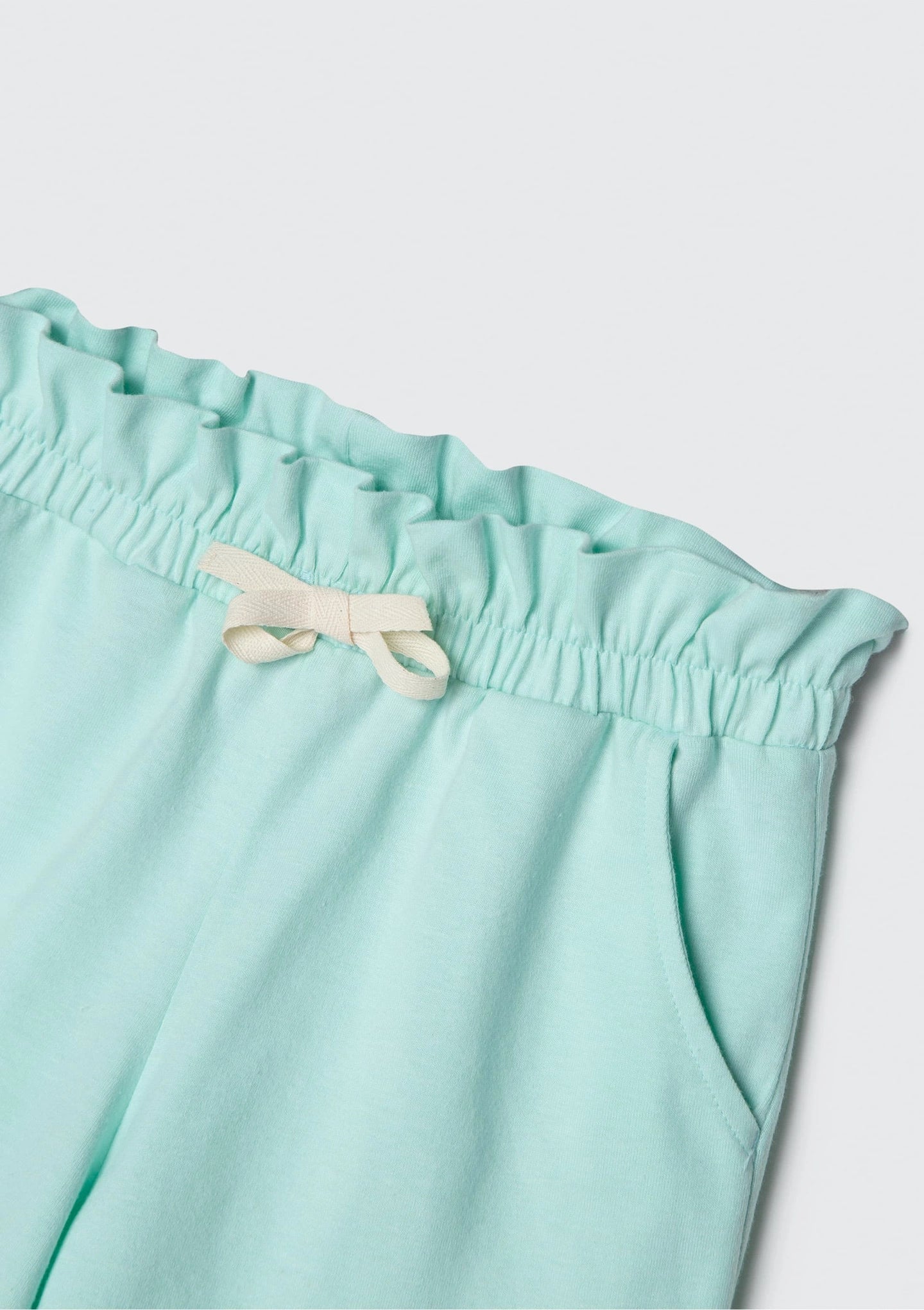 Shorts Clochard Verde Água Liso Hering - Feminino