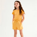 Shorts Clochard Hering Kids Feminino - Amarelo